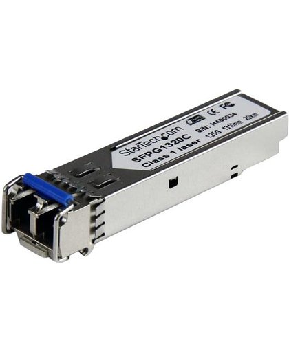 StarTech.com Cisco-compatibele gigabit glasvezel SFP-zendontvanger module SM LC met DDM 20 km (mini-GBIC) netwerk transceiver module