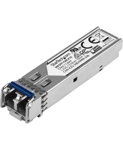 StarTech.com Gigabit glasvezel 1000Base-LX SFP ontvanger module Cisco Meraki MA-SFP-1GB-LX10 compatibel SM LC 10 km netwerk transceiver module