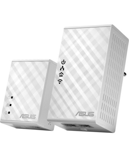 ASUS PL-N12 Kit 500Mbit/s Ethernet LAN Wi-Fi Wit 2stuk(s)