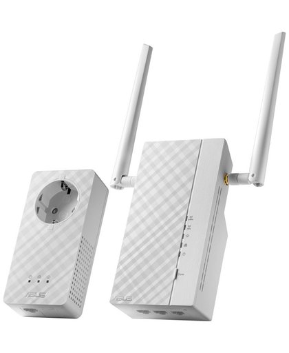 ASUS PL-AC56 Kit 1200Mbit/s Ethernet LAN Wi-Fi Wit 2stuk(s)