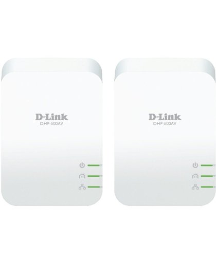 D-Link DHP-601AV Ethernet LAN Wit 2stuk(s) PowerLine-netwerkadapter