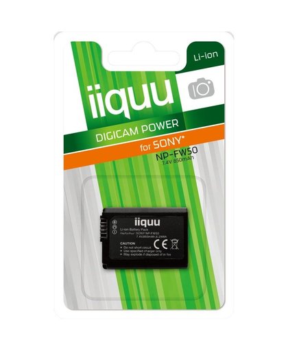iiquu DSO015 Lithium-Ion 850mAh 7.4V oplaadbare batterij/accu