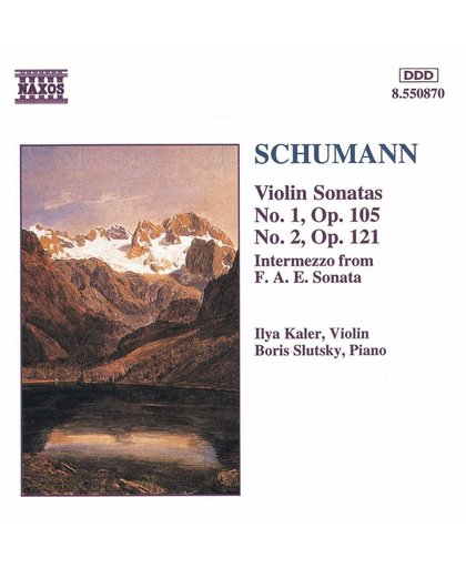 Schumann: Violin Sonatas nos 1 & 2, etc / Kaler, Slutsky