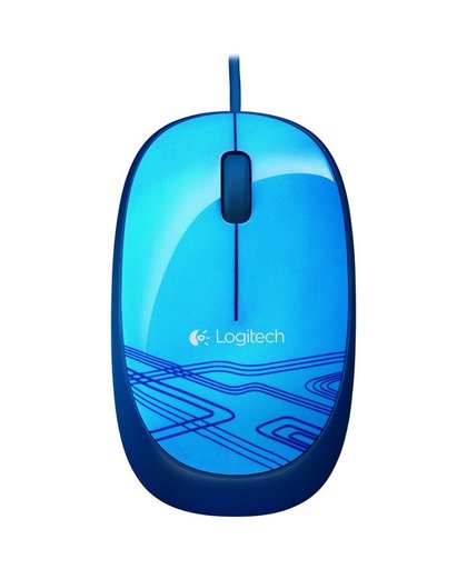 Logitech M105 USB Optisch Ambidextrous Blauw muis
