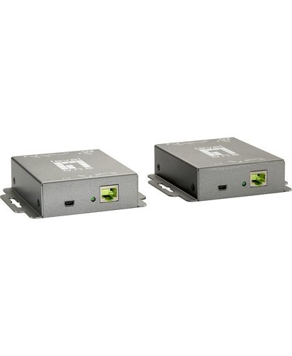 LevelOne HVE-9005 AV transmitter & receiver Grijs