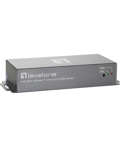 LevelOne HVE-9004 AV transmitter Grijs