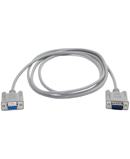 StarTech.com 1,80m Standaard Seriële Kabel DB9 M/F kabeladapter/verloopstukje