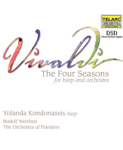 Vivaldi: The four seasons (for harp and orchestra) / Kondonassis, Werthen, The Orchestra of Flanders