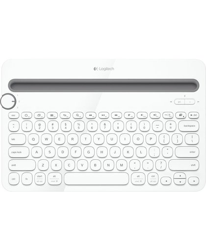 Logitech K480 toetsenbord voor mobiel apparaat Grijs, Wit QWERTY US International Bluetooth