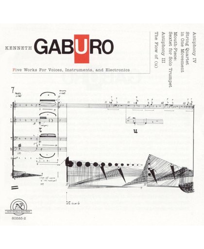 Gaburo: 5 Works For Voices, Instrum