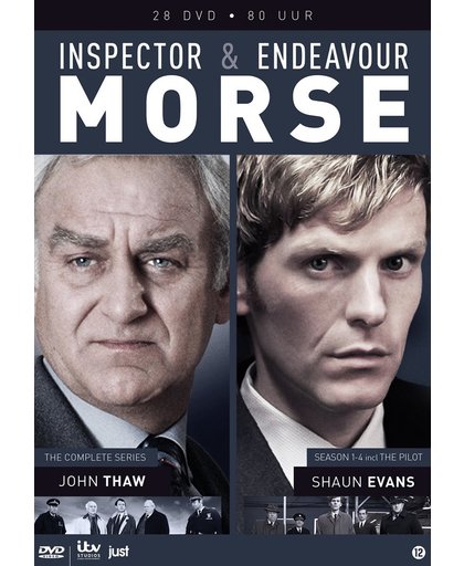Inspector Morse complete collection + Endeavour Morse seizoen 1 t/m 4