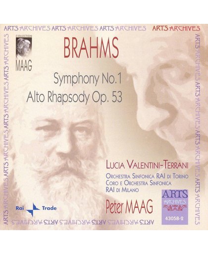 Brahms: Symphony No. 1 Op. 68, Alto-Rhapsody Op. 5