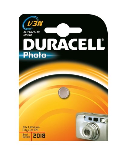 Duracell CR1/3 N (DL1/3 N) 1-BL Lithium 3V niet-oplaadbare batterij