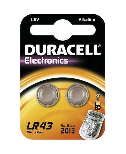 Duracell LR43 Alkaline 1.5V niet-oplaadbare batterij