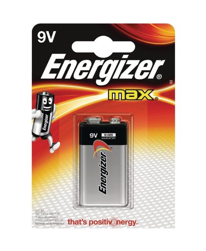 Energizer Max Alkaline batterij 9V