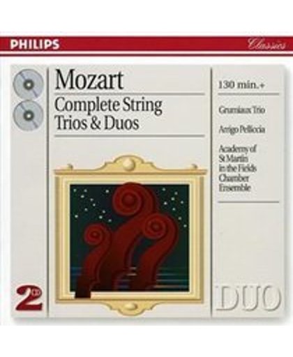 Mozart: Complete String Trios & Duos / Grumiaux Trio, et al