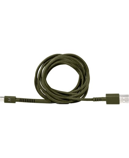 Fabriq Micro USB Cable 1,5m Army