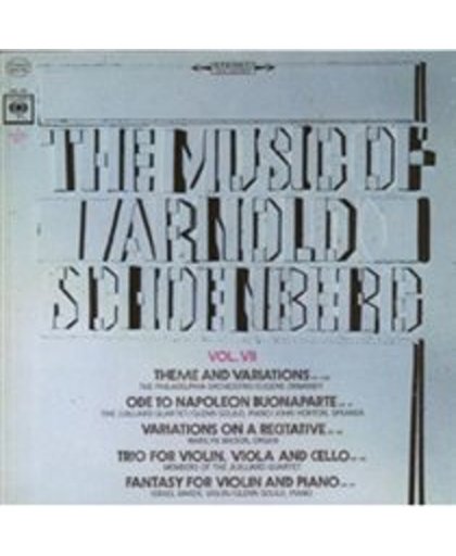 Music of Arnold Schoenberg, II