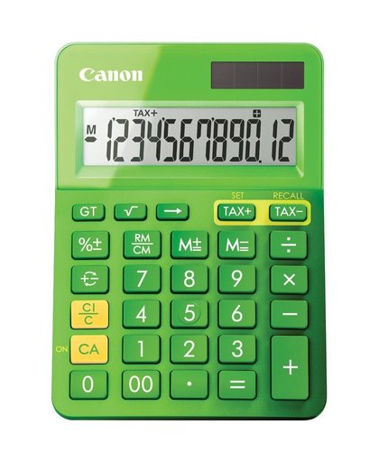 Canon LS-123k Desktop Basisrekenmachine Groen calculator