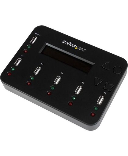 StarTech.com Standalone 1:5 USB-Flash Drive duplicator en -wisser flashdrive kopieerder