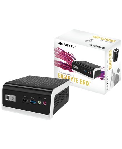 Gigabyte GB-BLCE-4000C PC/workstation barebone BGA 1090 1,10 GHz N4000 Zwart, Wit