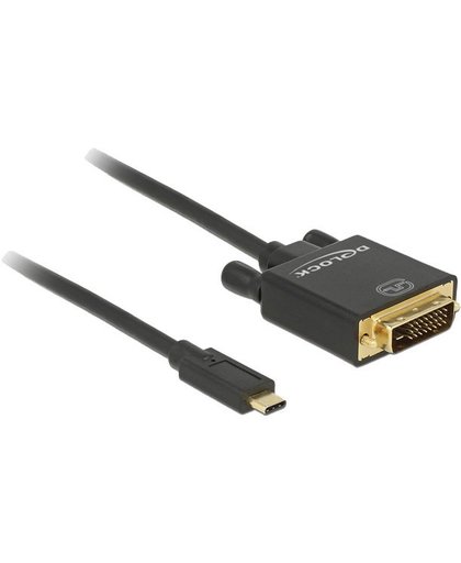 Cable USB Type-C male > DVI 24+1 male, 1m