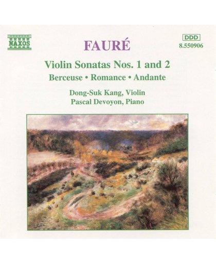 Faure: Violin Sonatas 1 & 2, etc / Kang, Devoyon