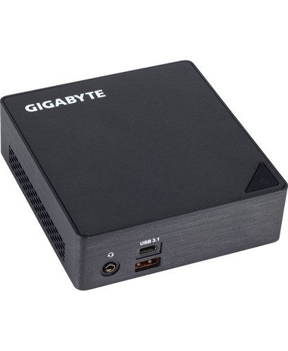 Gigabyte GB-BKi5A-7200 (rev. 1.0) BGA 1356 2,50 GHz i5-7200U 0.46L maat pc Zwart