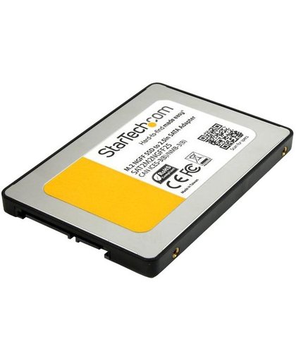 StarTech.com M.2 SSD naar 2,5 inch SATA III-adapter NGFF Solid-State Drive Converter met beschermende behuizing interfacekaart/-adapter