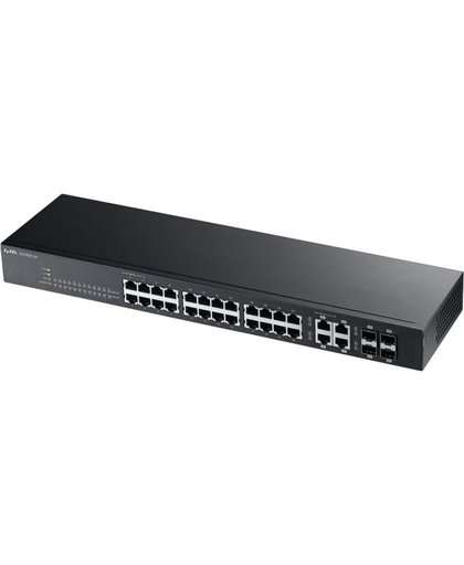 ZyXEL GS1920-24 Beheerde netwerkswitch L2 Gigabit Ethernet (10/100/1000) Zwart