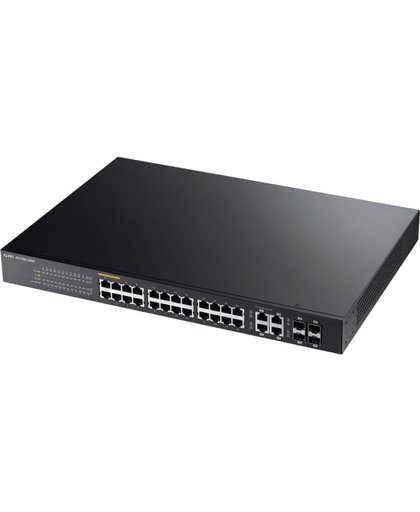 ZyXEL GS1920-24HP Managed L2 Gigabit Ethernet (10/100/1000) Zwart Power over Ethernet (PoE)