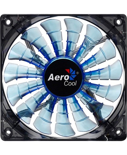 Aerocool Shark Fan Blue Edition 12cm Computer behuizing Ventilator