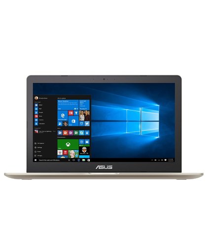 ASUS VivoBook Pro N580VD-FY189T Goud, Metallic Notebook 39,6 cm (15.6") 3840 x 2160 Pixels 2,5 GHz Zevende generatie Intel® Core™ i5 i5-7300HQ