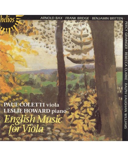 English Music for Viola - Bax, Bridge etc / Paul Coletti, Leslie Howard