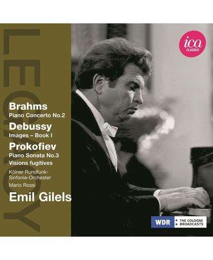 Brahms: Piano Concerto No. 2; Debussy: Images Book 1; Prokofiev: Piano Sonata No. 3; Visions Fugitives