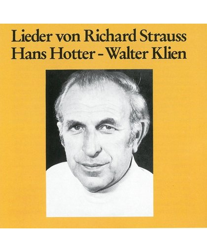 Lieder von Richard Strauss / Hans Hotter, Walter Klien