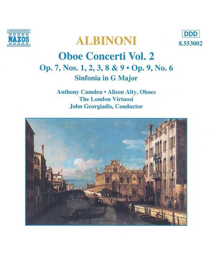 Albinoni: Oboe Concerti Vol 2 / Camden, Georgiadis, The London Virtuosi