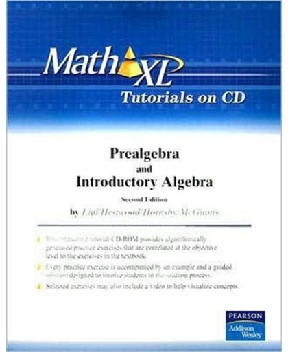MathXL Tutorials on CD for Prealgebra and Introductory Algebra