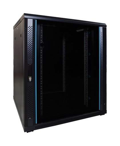 18U serverkast met glazen deur 800x800mm