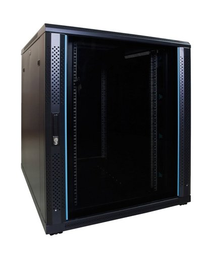18U serverkast met glazen deur 800x1000m