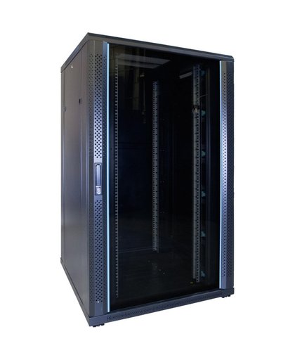 27U serverkast met glazen deur 800x800mm
