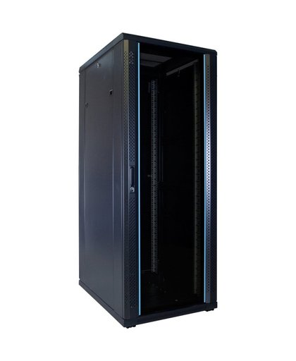 32U serverkast met glazen deur 600x800mm
