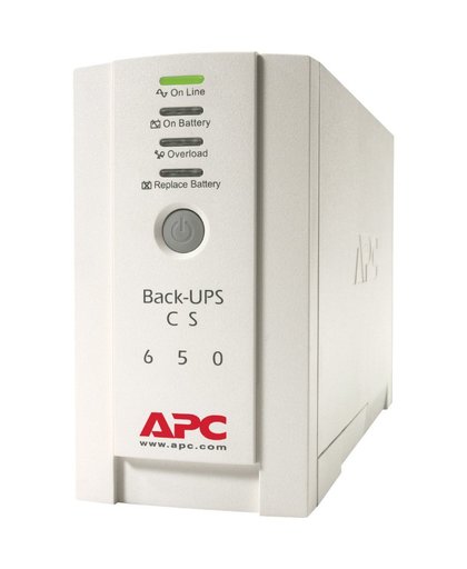 APC Back- 650VA noodstroomvoeding 4x C13 uitgang, USB UPS