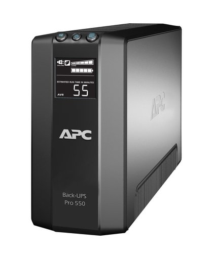 APC Back- PRO 550VA noodstroomvoeding 6x C13 uitgang, USB UPS