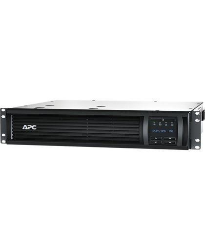 APC Smart- SMT750RMI2UNC - Noodstroomvoeding 4x C13, USB, rack mountable, NMC, 750VA UPS