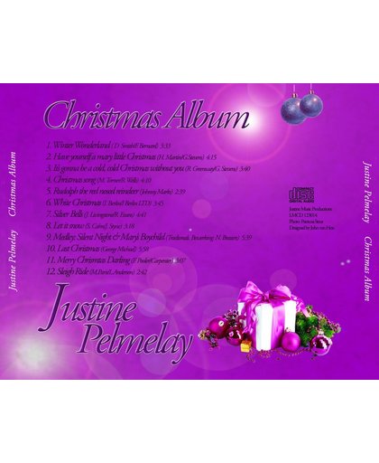 Justine Pelmelay - Christmas album