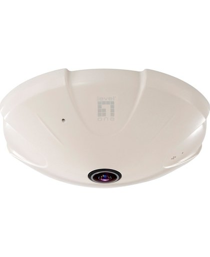 LevelOne FCS-3091 IP-beveiligingscamera Dome Zwart, Wit 1600 x 1200 Pixels