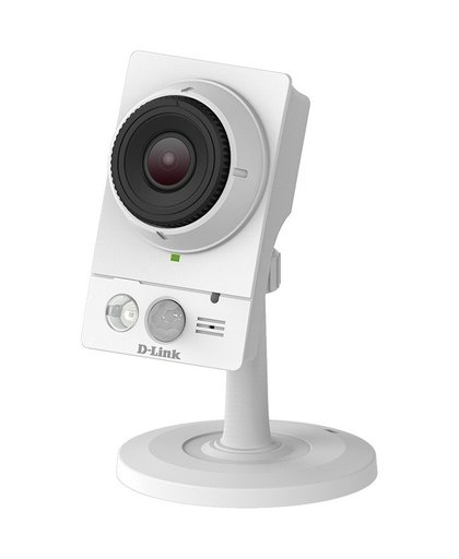 D-Link DCS-2210L bewakingscamera IP-beveiligingscamera Binnen kubus Wit 1920 x 1080 Pixels