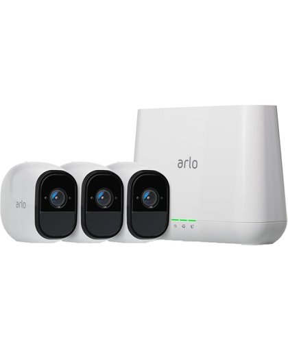 Arlo Pro slim beveiligingssysteem met 3 camera's
