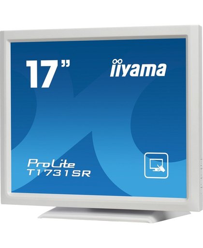 iiyama ProLite T1731SR-1 17" 1280 x 1024Pixels Tafelblad Wit touch screen-monitor
